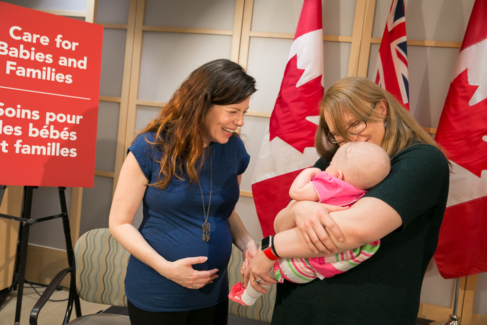 Celebrating the official announcement of the Ontario Fetal Centre at Mount Sinai Hospital