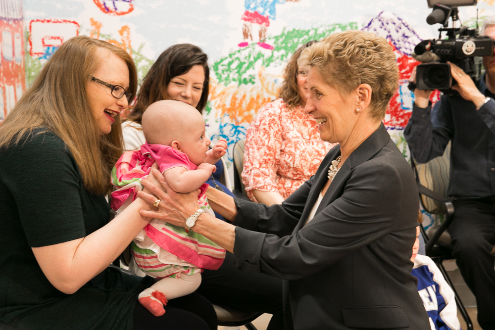 Celebrating the official announcement of the Ontario Fetal Centre at Mount Sinai Hospital