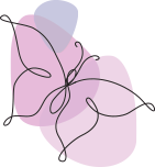 Image of a butterfly with purple and pink colouring