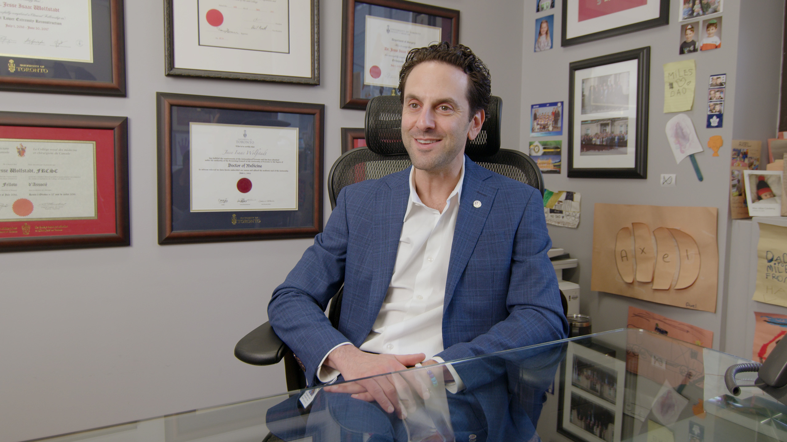 man sitting in office