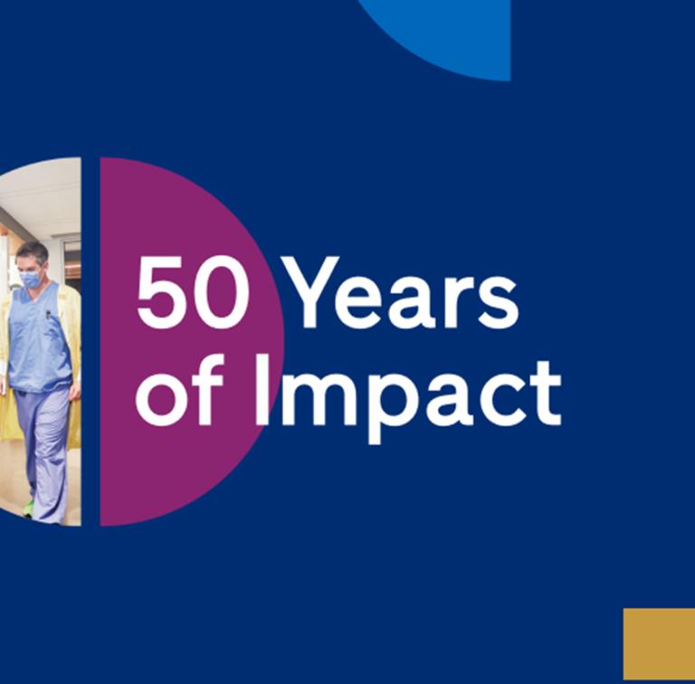 50 Years of Impact for Sinai Health graphic