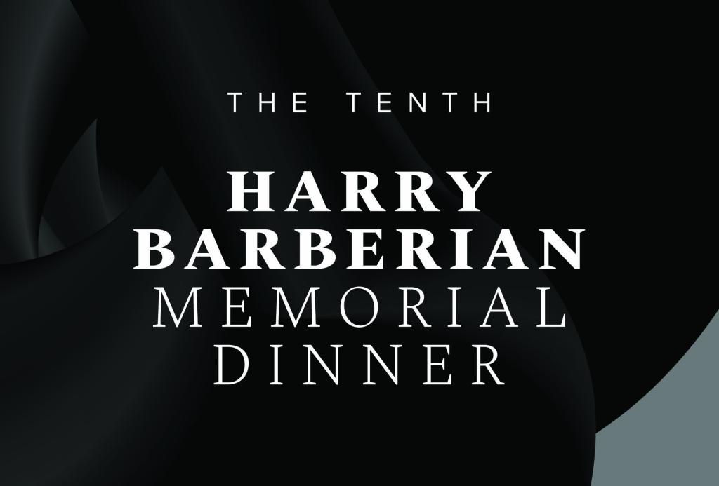 the tenth harry barberian memorial dinner in text