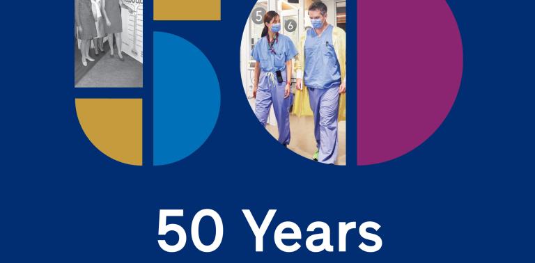 50 Years of Impact for Sinai Health graphic