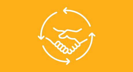 icon representing synergy