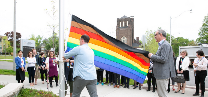 Sinai Health's annual flag raising ceremony to celebrate Pride month