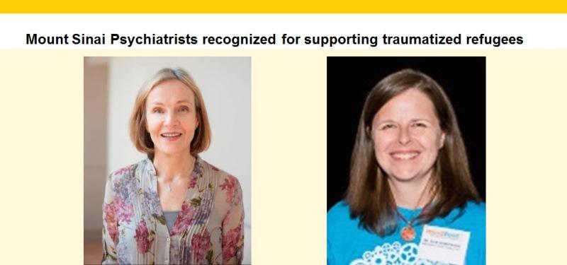 Mount Sinai Psychiatrists recognized for supporting traumatized refugees