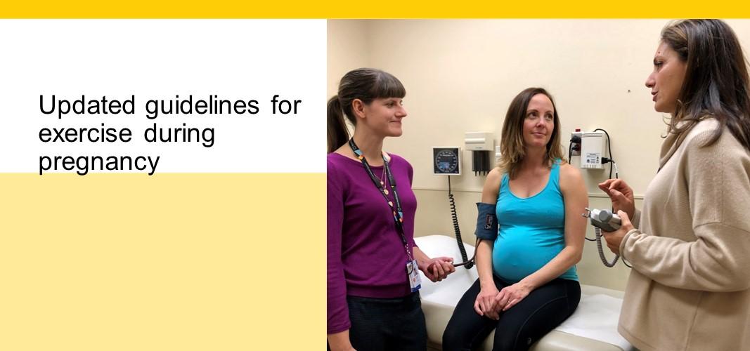 Physician and pregnant woman