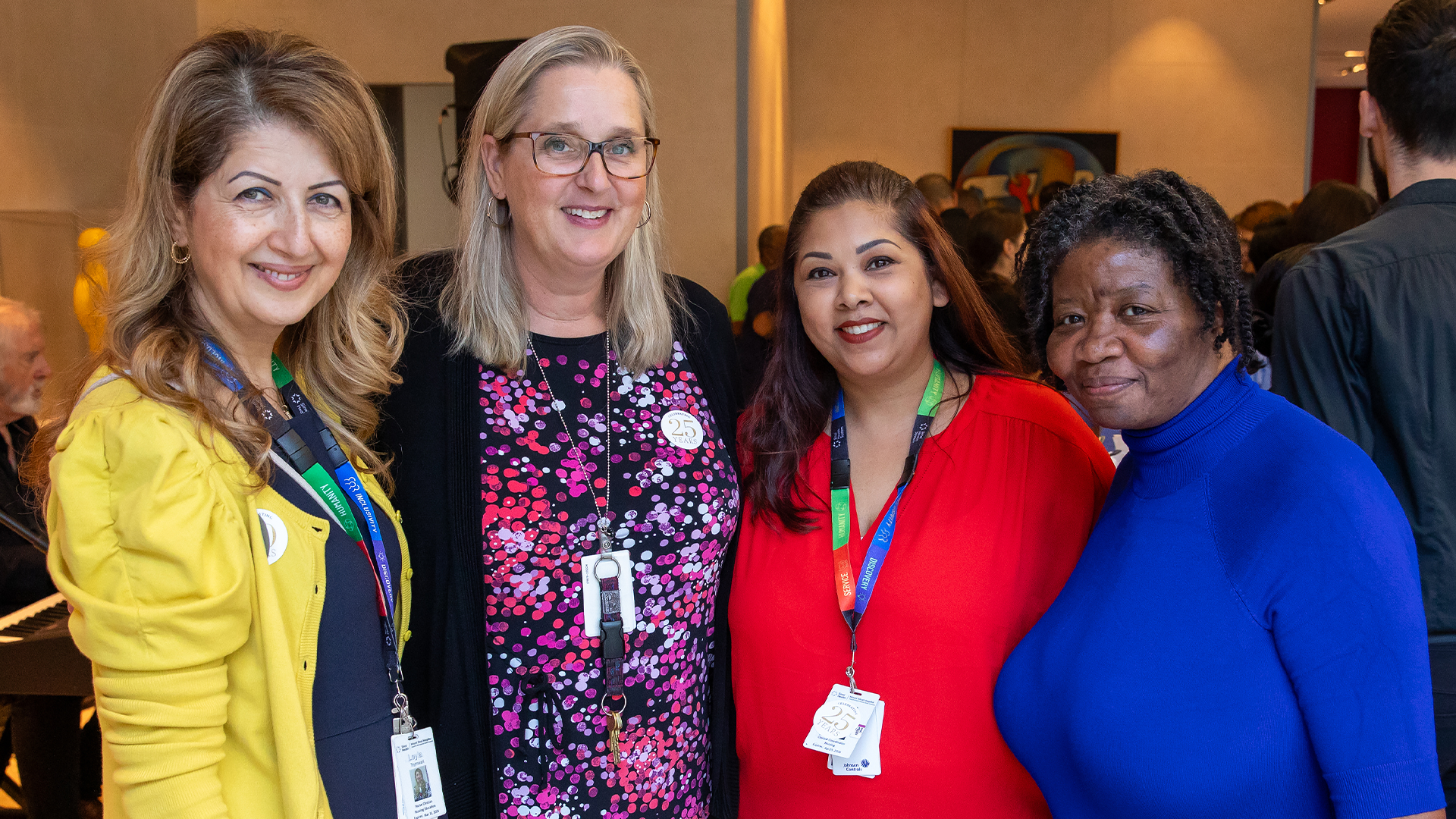 Sinai Health staff enjoying their service milestone celebration.