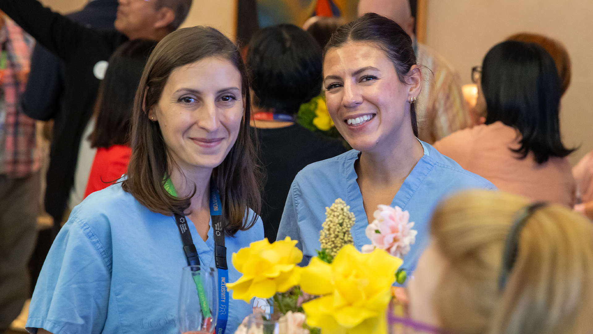 Sinai Health staff enjoying their service milestone celebration.
