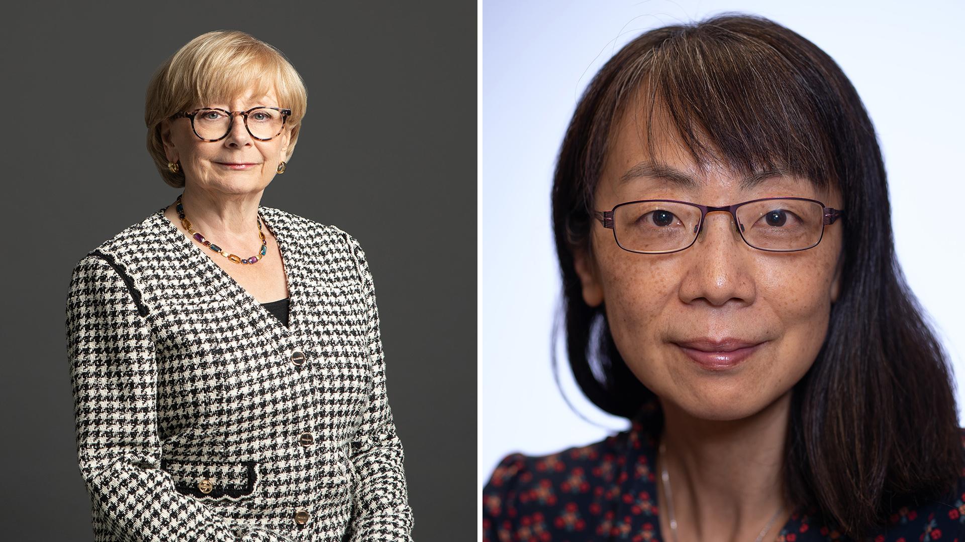 Headshot of Pamela Goodwin and Mei Zhen