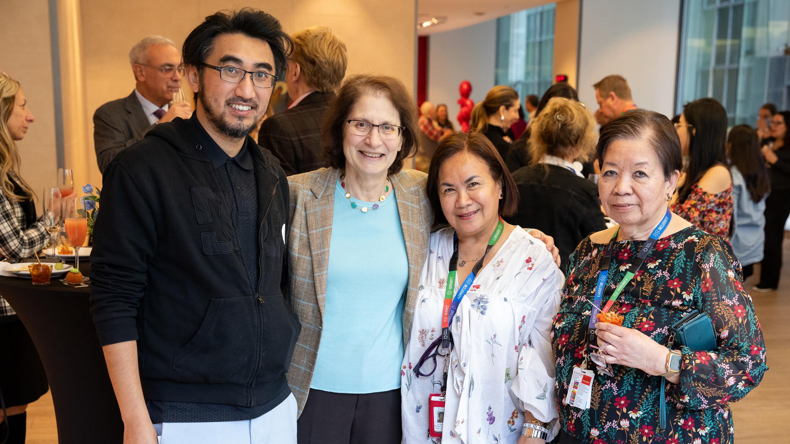 People celebrating together at Sinai Health’s Service Celebration.