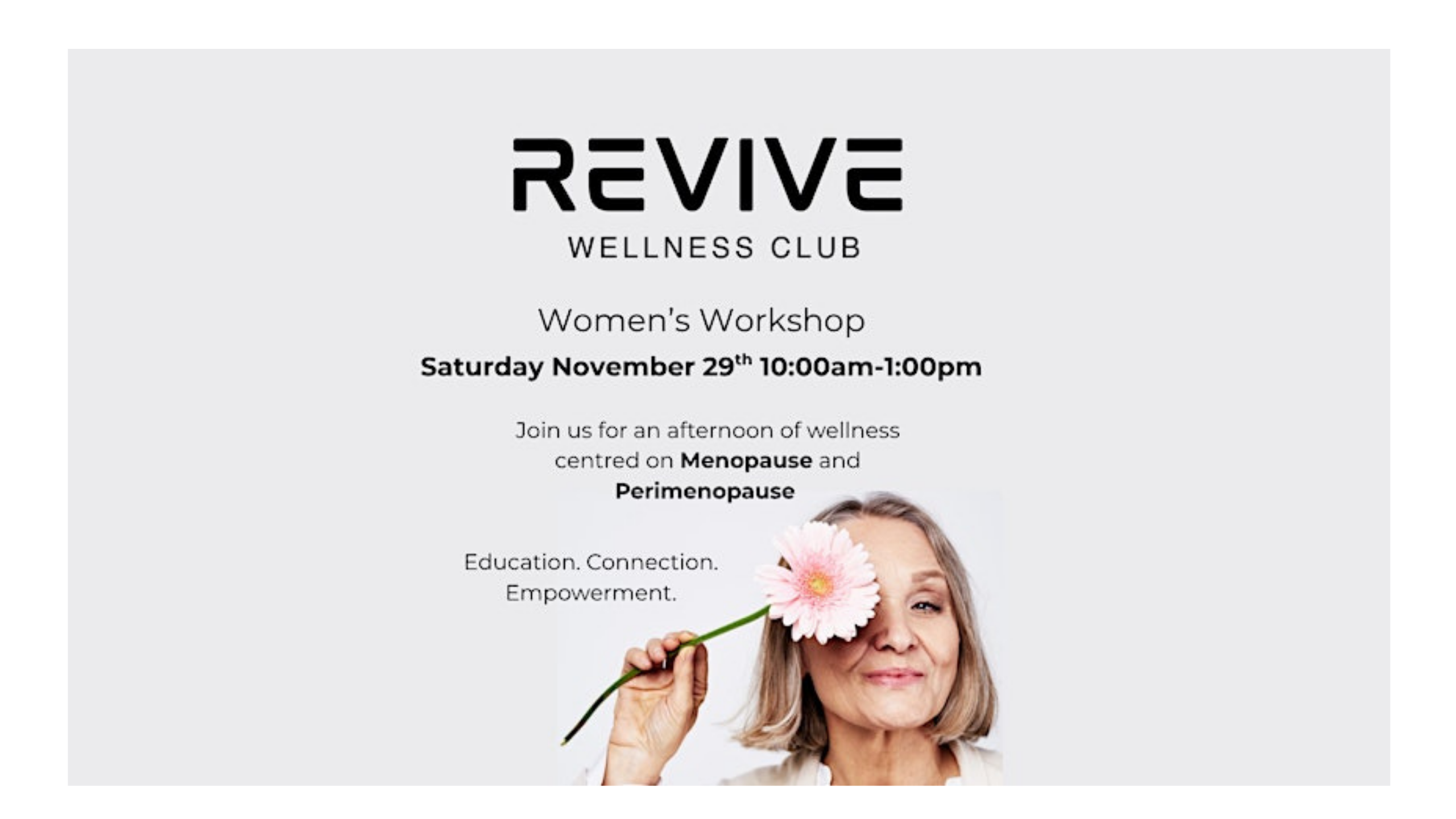 Revive Wellness Rebalance & Rise Women's Workshop event image