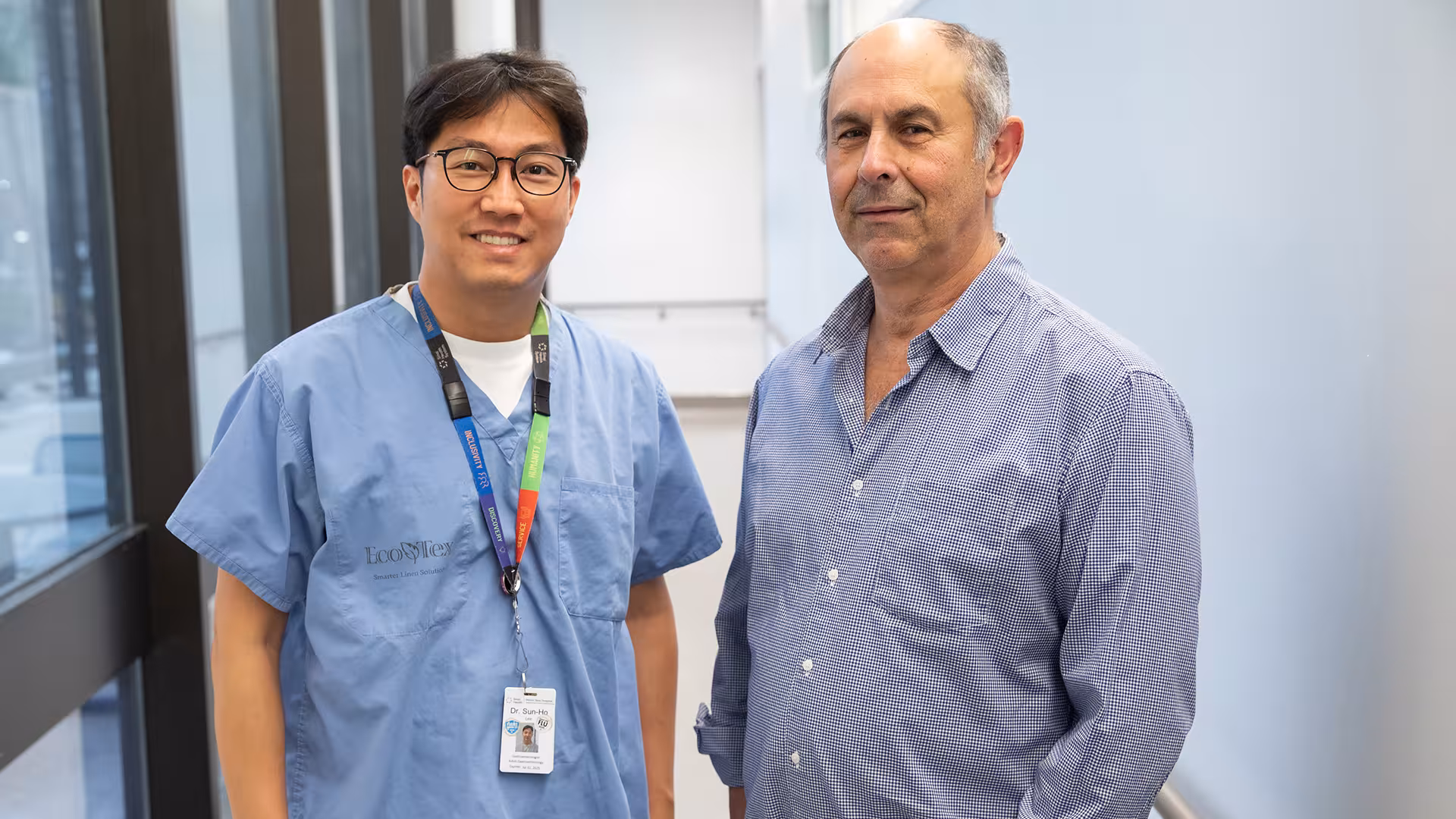 Headshot of Dr. Ken Croitoru and Dr. Sun-Ho Lee