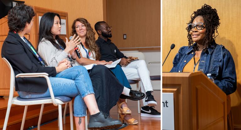 Collage of speakers from the Science of Care Expo 2025