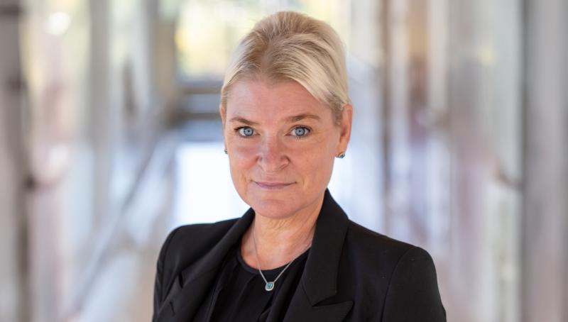 woman wearing black blazer