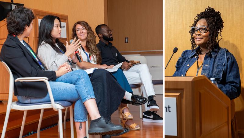 Collage of speakers from the Science of Care Expo 2025
