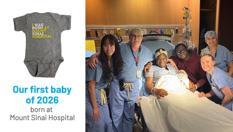 Parents and the Mount Sinai Labour and Delivery care team.