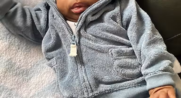 Baby Jacob looking happy and healthy