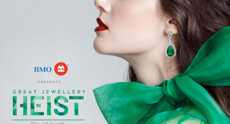 A woman wearing jewellery