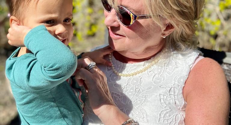 Maliyah with her grandmother, Debra Lynne