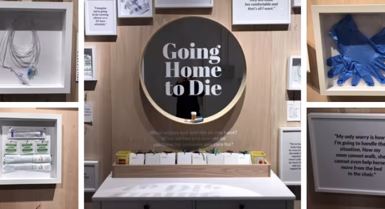 Blending research and art to explore experiences of palliative care
