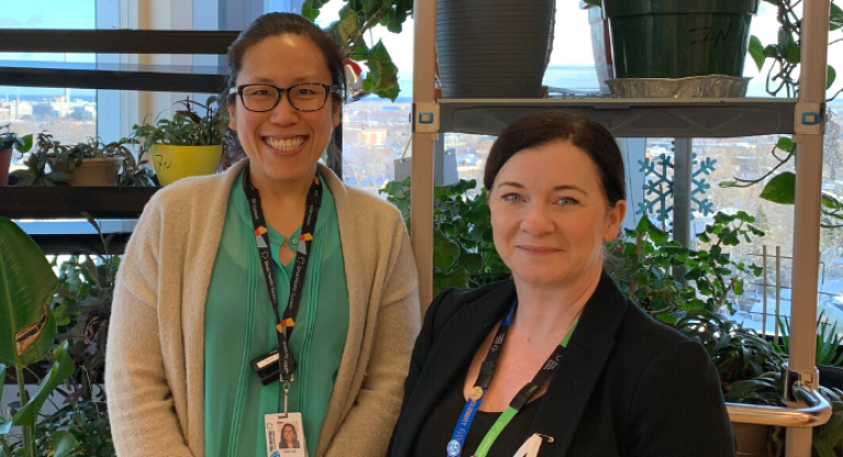 Vicki Lau and Maureen Matheson