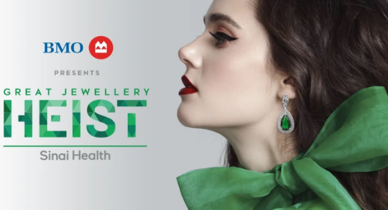 Glitz, glamour to take centre stage at Sinai Health’s 10th Great Jewellery Heist, presented by BMO