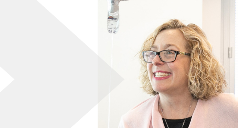 Former Wasser Pain Management Centre patient, Lindsay Bridge, smiling