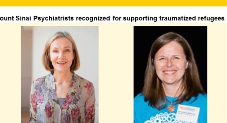 Mount Sinai Psychiatrists recognized for supporting traumatized refugees