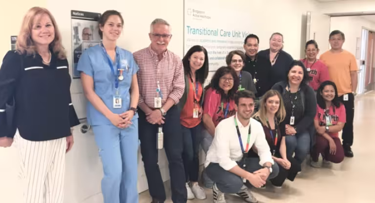 Hennick Bridgepoint’s Transitional Care Unit team