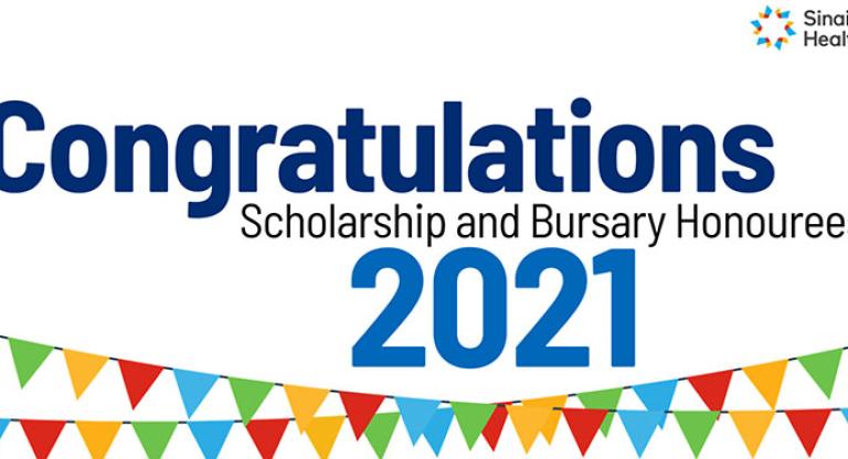 Congratulations Scholarship and Bursary Honourees 2021