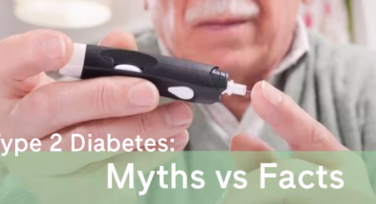 Patient with diabetes testing insulin 