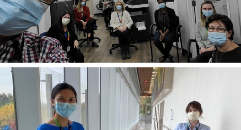Group image of people from the Prevention and Control team at Sinai Health.