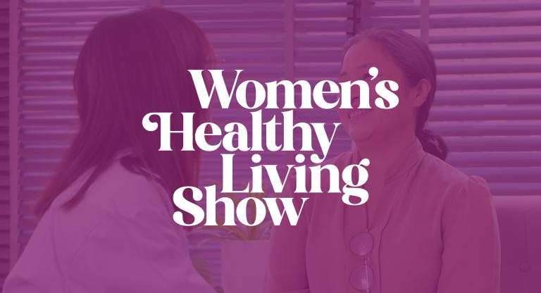 Logo that reads women's healthy living show