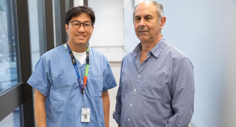 Headshot of Dr. Ken Croitoru and Dr. Sun-Ho Lee