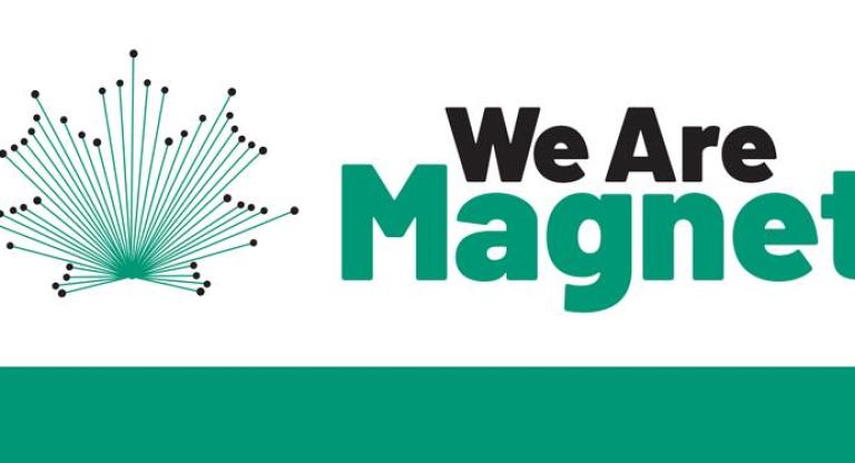 A Mount Sinai Hospital Banner that says "We are Magnet".