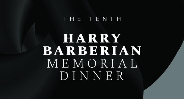 the tenth harry barberian memorial dinner in text