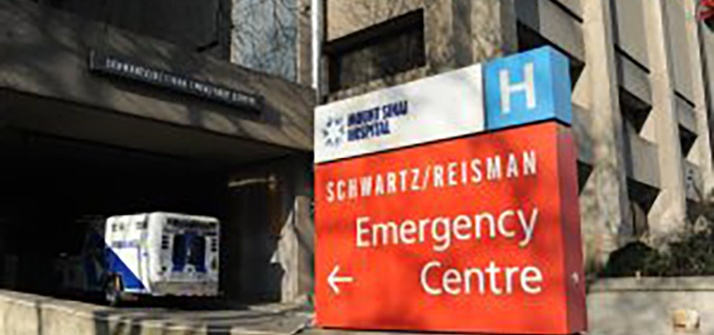 Schwartz/Reisman Emergency Centre open during construction