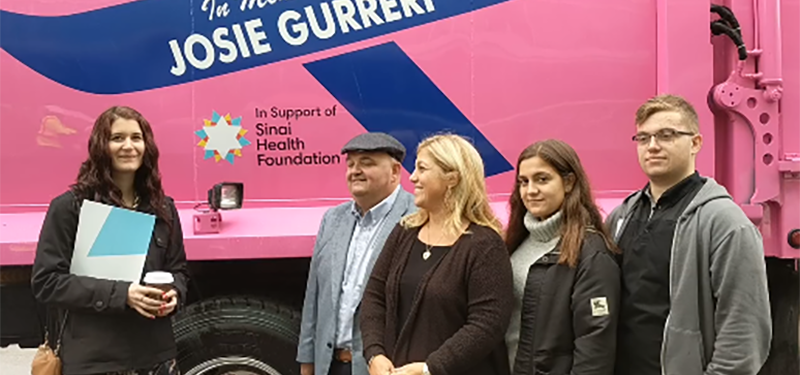 Josie’s Pink Truck Helping to Raise Money for Colon Cancer at Mount Sinai