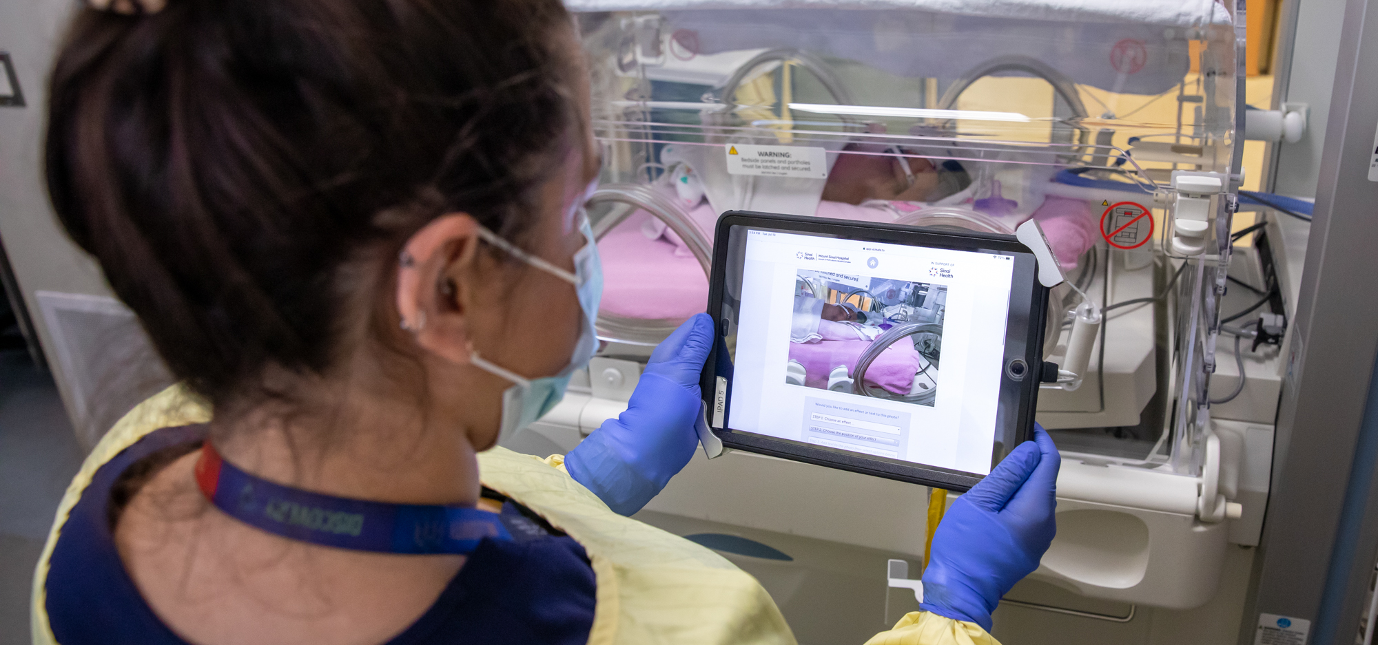 Families with premature babies at Mount Sinai stay connected with new video sharing app
