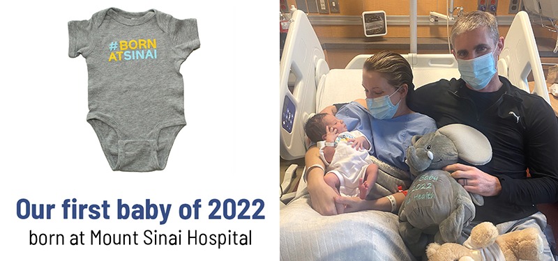 The first Mount Sinai baby of 2022