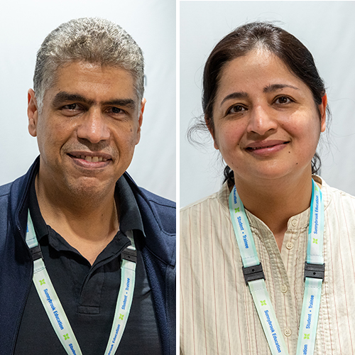 Headshots of Dr. Mohammed Sarhan and Dr. Ruchika Bagga