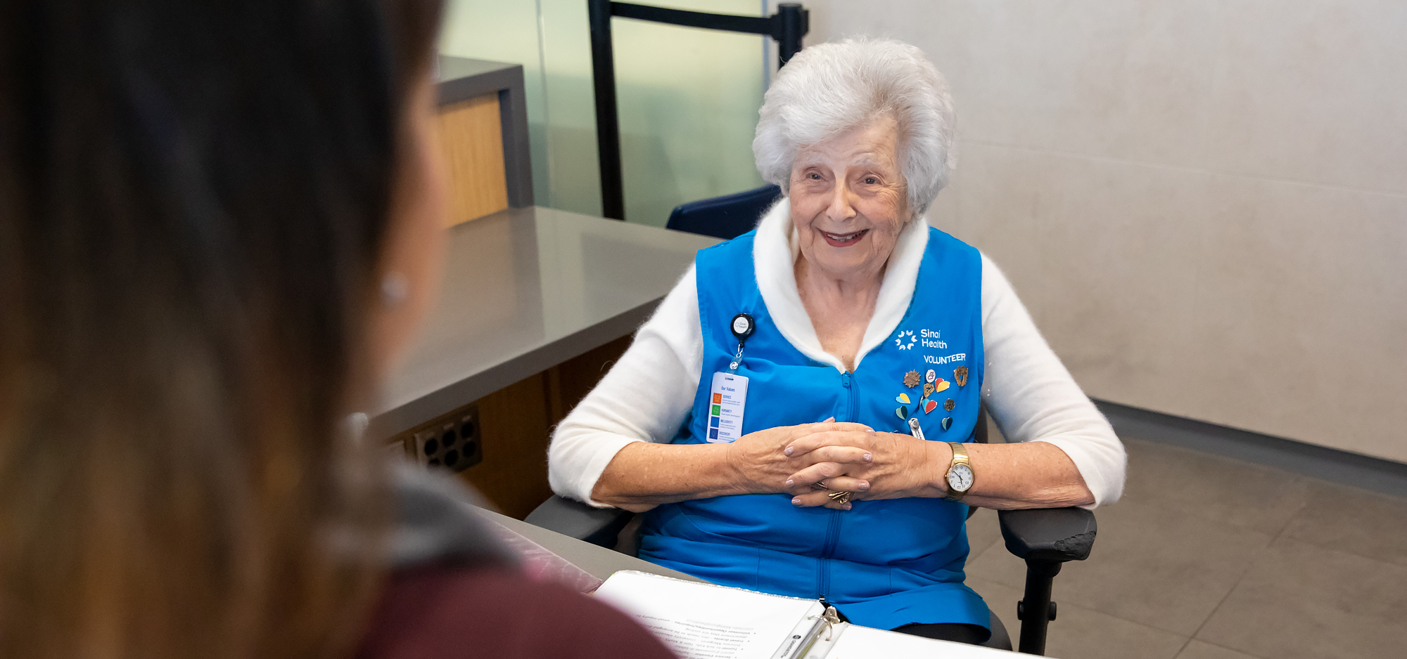 Life’s second act: A 95-year-young volunteer warms hearts and newborn heads at Mount Sinai Hospital