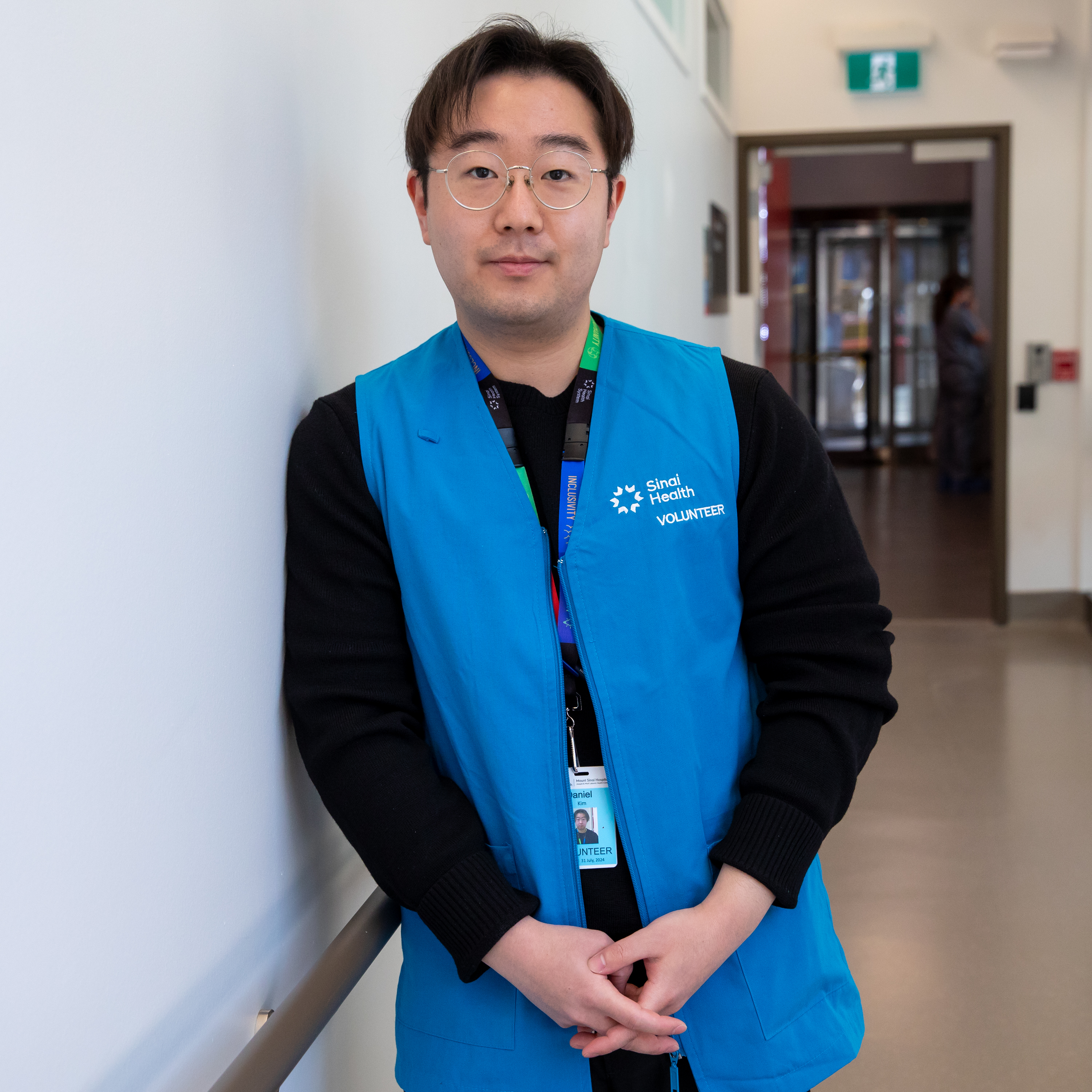 Daniel Kim, PACU volunteer, Mount Sinai Hospital